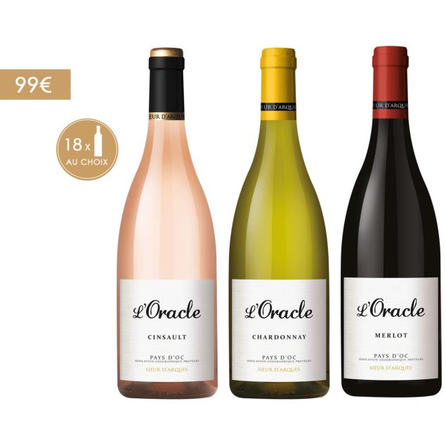OFFRE SPÉCIALE "L'ORACLE" -3 cartons au choix  pour 99.00€ 