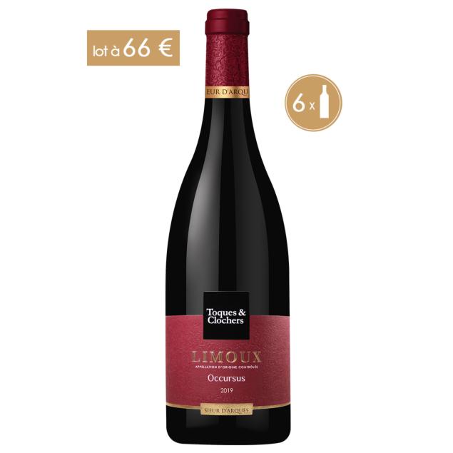 LOT VIN D'EXCEPTION - 6 BOUTEILLES D' OCCURSUS -AOC LIMOUX ROUGE POUR 66€